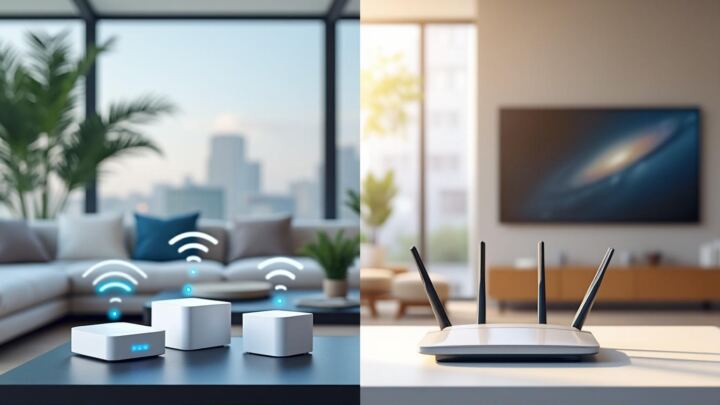 Comment choisir entre un routeur mesh et un routeur classique ? 1 découvrez comment choisir entre un routeur mesh et un routeur classique pour optimiser la couverture wi-fi de votre maison ou bureau. comparez leurs avantages, performances et prix facilement.