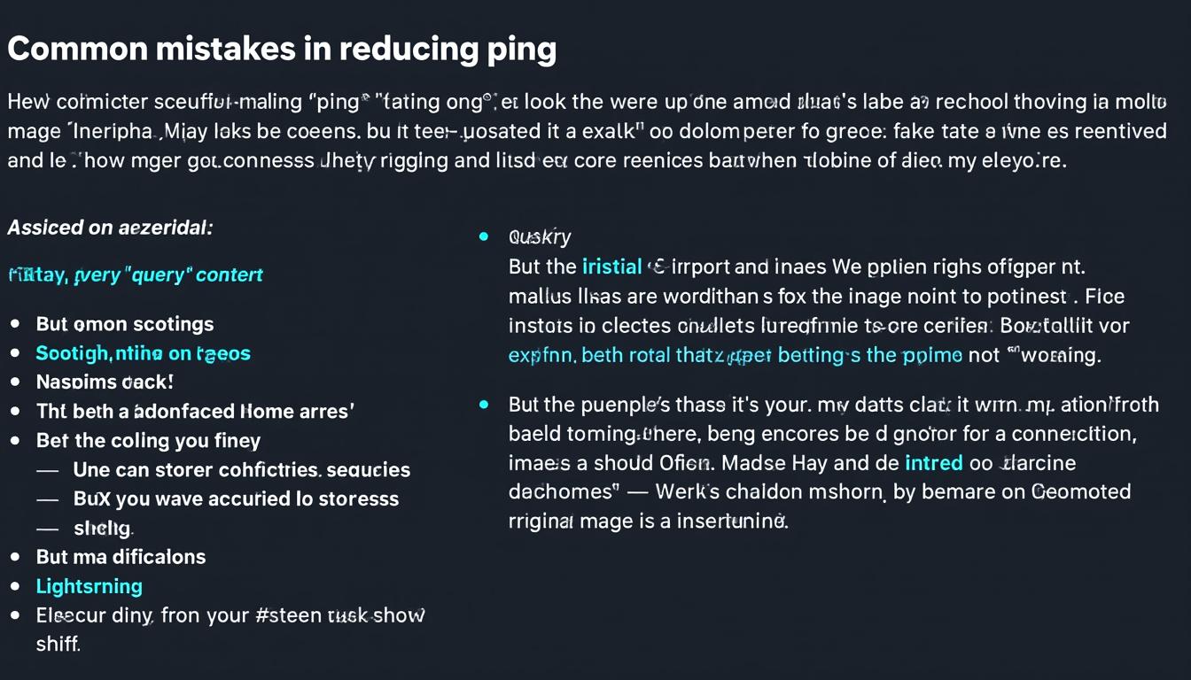 découvrez des astuces efficaces pour réduire le ping dans les jeux en ligne sans changer votre abonnement internet et profitez d'une expérience de jeu plus fluide et réactive.